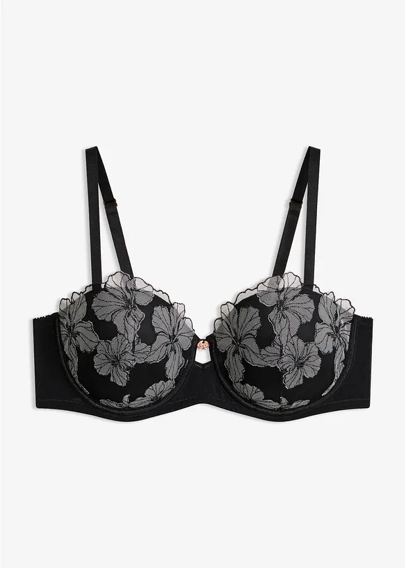 Balconette-BH med nydelig broderi, bonprix