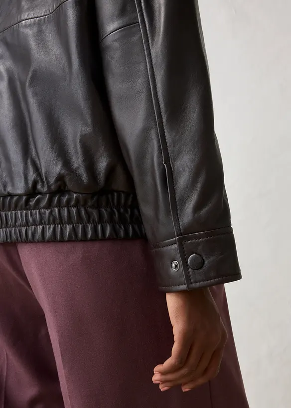 Oversized bomberjakke av lammenappa, bonprix
