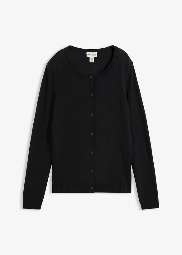 Strikkejakke av myk kasjmirmiks med Good Cashmere Standard&reg;, bonprix