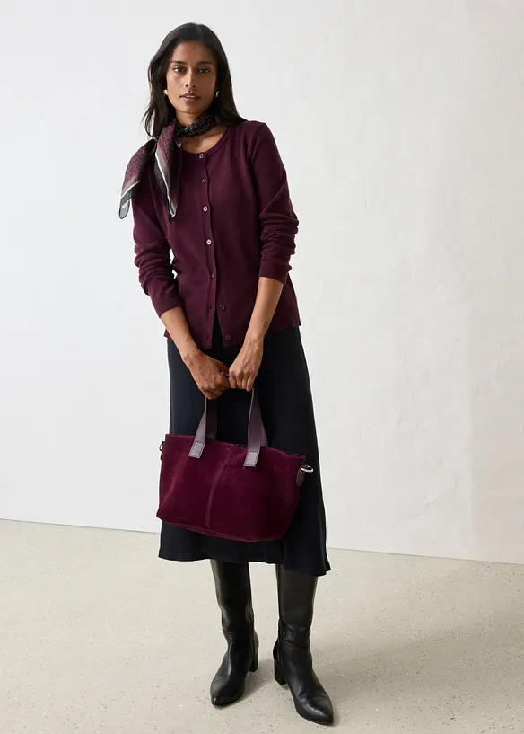 Strikkejakke av myk kasjmirmiks med Good Cashmere Standard&reg;, bonprix