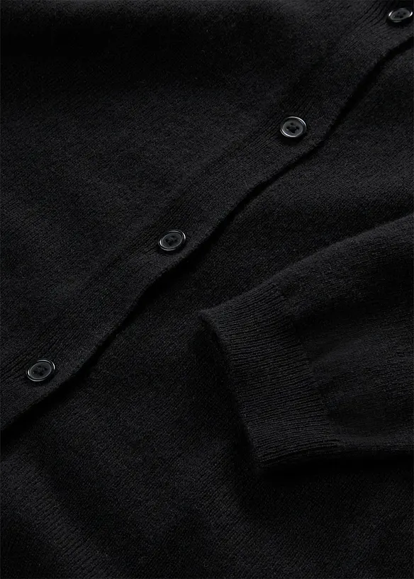 Strikkejakke av myk kasjmirmiks med Good Cashmere Standard&reg;, bonprix