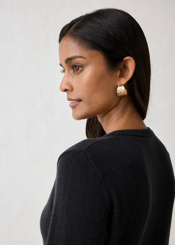 Strikkejakke av myk kasjmirmiks med Good Cashmere Standard&reg;, bonprix