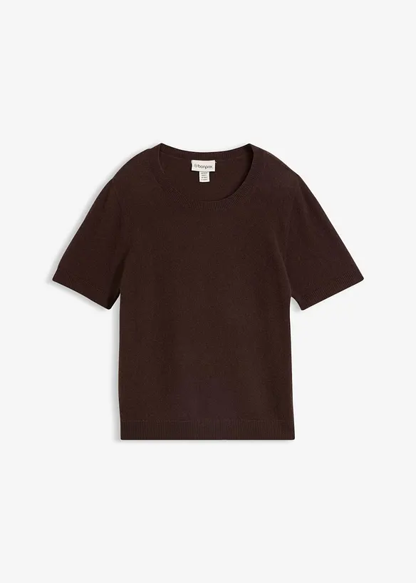 Kortermet genser av 100% kasjmir med Good Cashmere Standard&reg;, bonprix