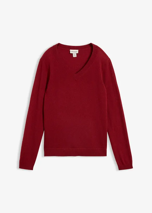 Genser i myk kasjmirmiks med Good Cashmere Standard&reg;, bonprix