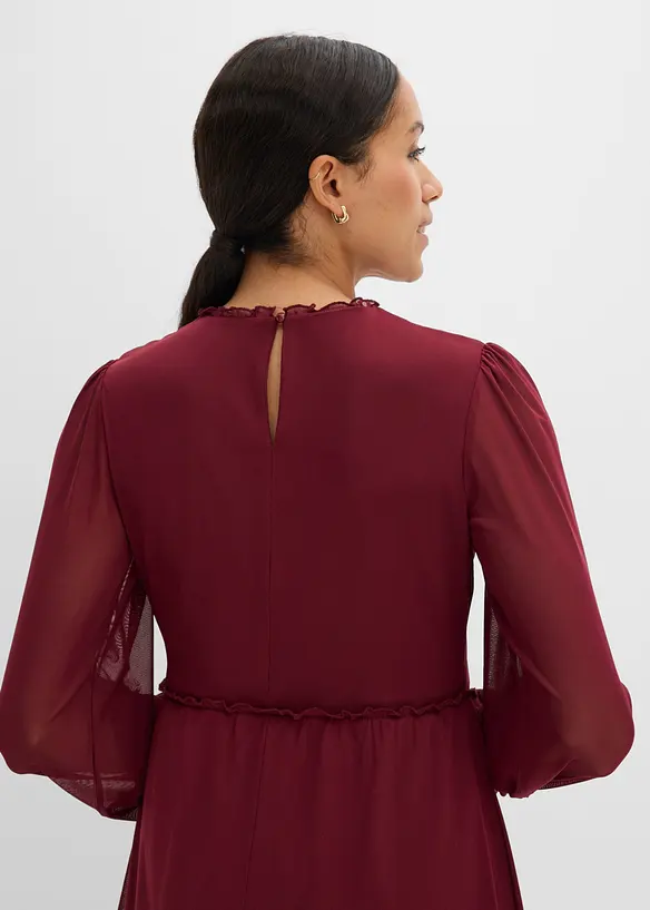 Jerseykjole i fin mesh, bonprix