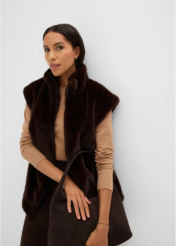 Fuskepelsvest, bonprix