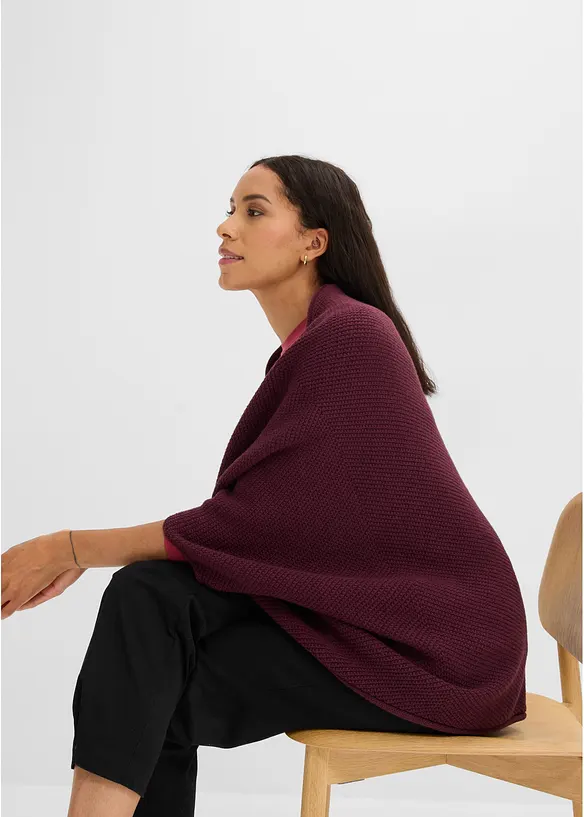 Strikket capecardigan, bonprix