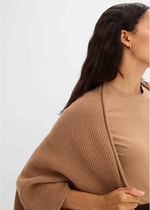 Strikket capecardigan, bonprix