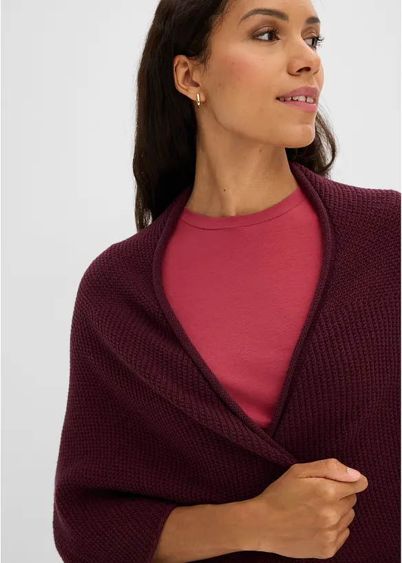Strikket capecardigan, bonprix