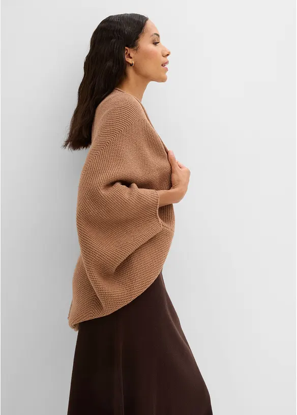 Strikket capecardigan, bonprix