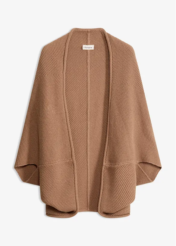 Strikket capecardigan, bonprix