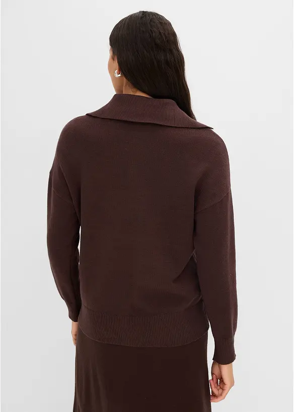 Cardigan i viskosemiks og avslappet passform, bonprix
