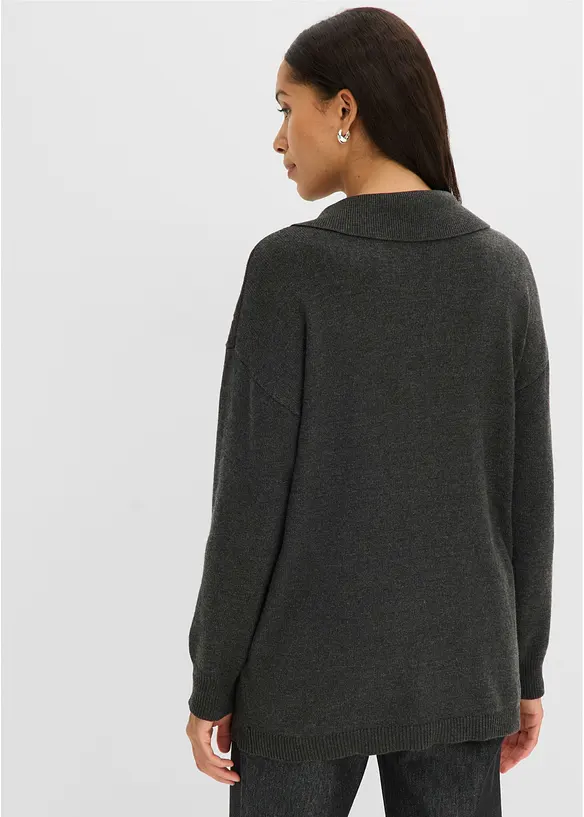 Kabelstrikket, oversized genser, bonprix