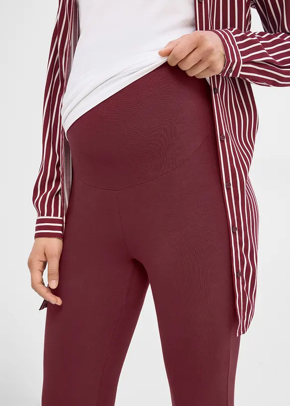 Mama leggings med &oslash;kologisk bomull (2-pack), bonprix