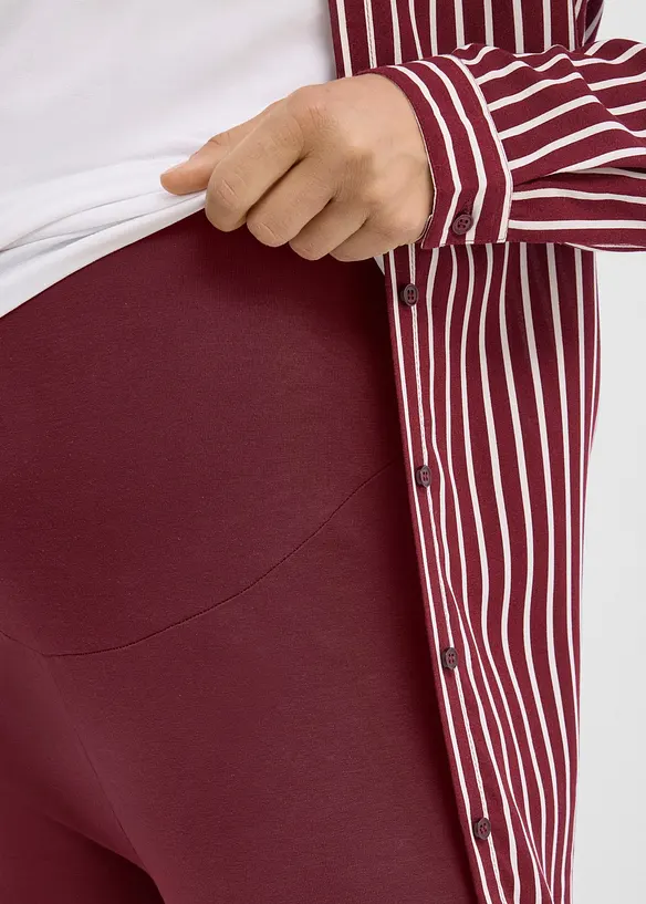 Mama leggings med &oslash;kologisk bomull (2-pack), bonprix