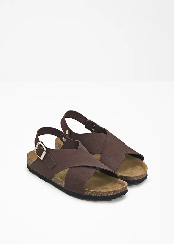 Sandaler i skinn, bonprix