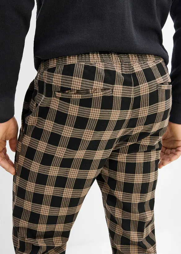 Bukse i ullstil med komfortlinning, regular fit, bonprix