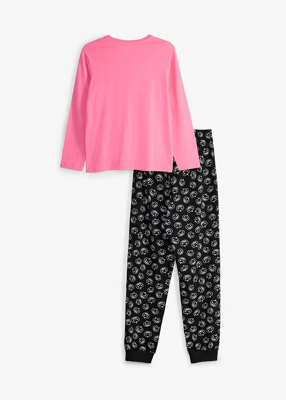 Pyjamas i 100% &oslash;kologisk bomull, bonprix