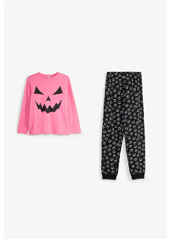 Pyjamas i 100% &oslash;kologisk bomull, bonprix