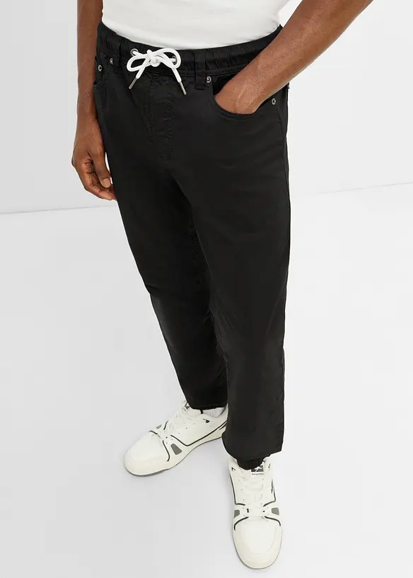 Regular Fit slip on-bukse, Tapered, bonprix