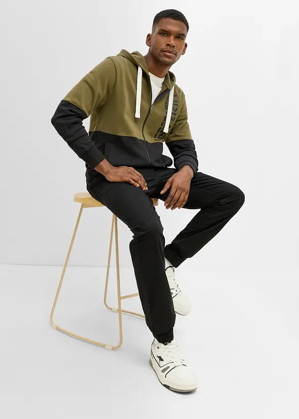 Regular Fit slip on-bukse, Tapered, bonprix
