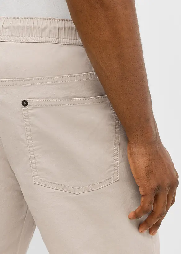 Regular Fit slip on-bukse, Tapered, bonprix