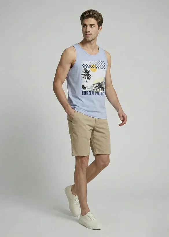 JJ REBEL-singlet av 100% bomull, JJ REBEL