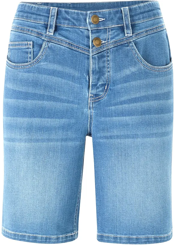Bermuda-jeans med stretch, bonprix
