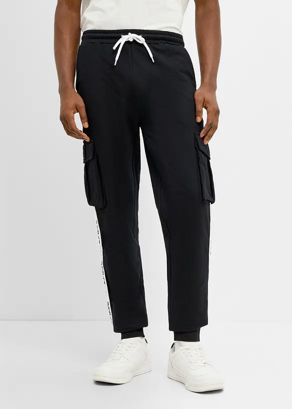 Joggebukse i 100% &oslash;kologisk bomull, bonprix