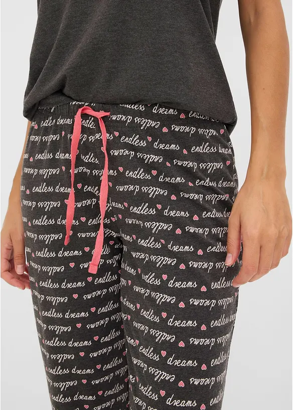 Capri-pyjamas i 100% bomull, bonprix