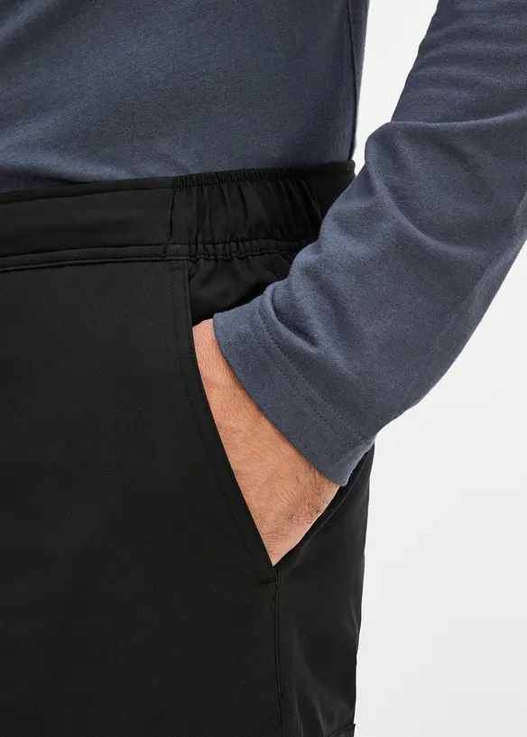 Vanntett, cargo-funksjonsbukse med varmt f&ocirc;r, relaxed fit, bonprix