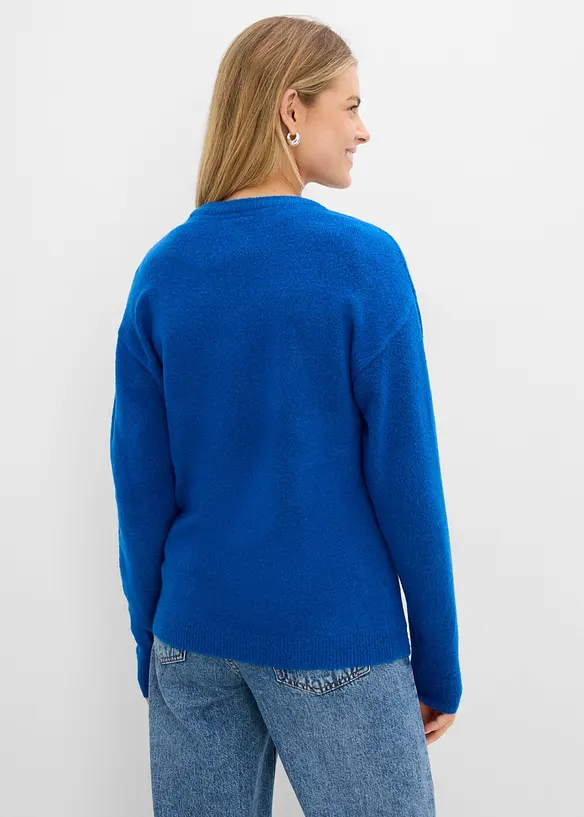 Oversized, strikket genser, bonprix