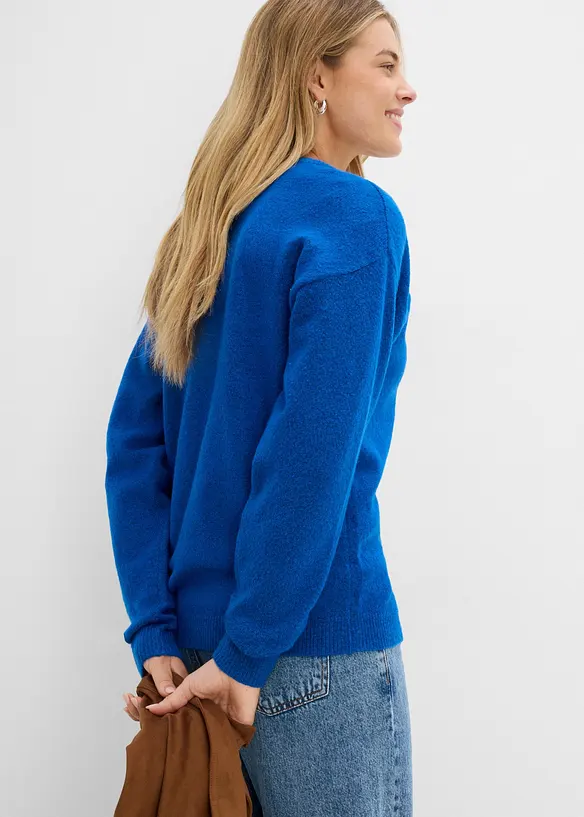 Oversized, strikket genser, bonprix