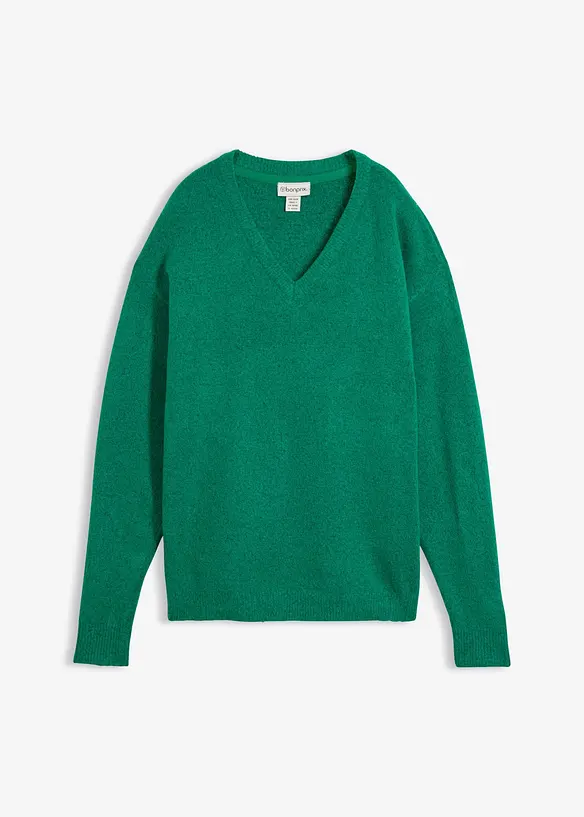 Oversized, strikket genser, bonprix