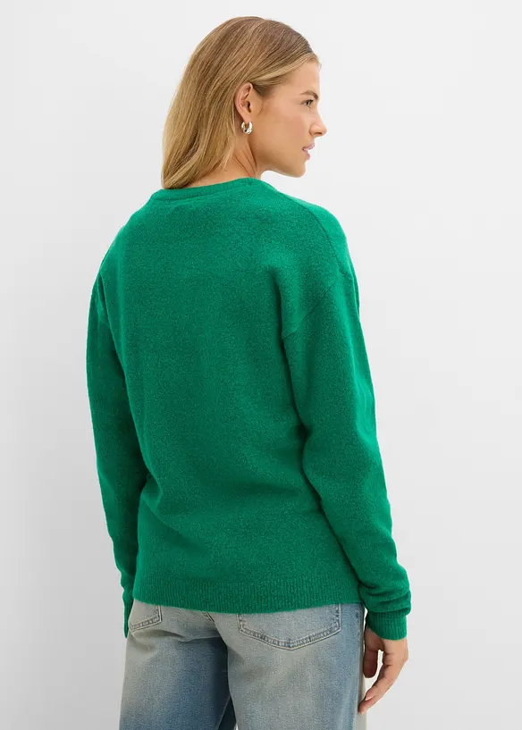 Oversized, strikket genser, bonprix