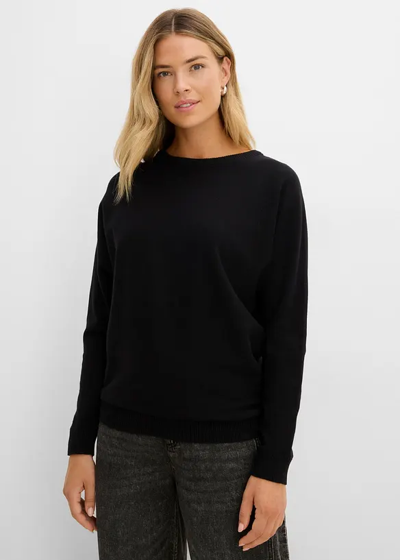 Genser med flaggermusermer, bonprix
