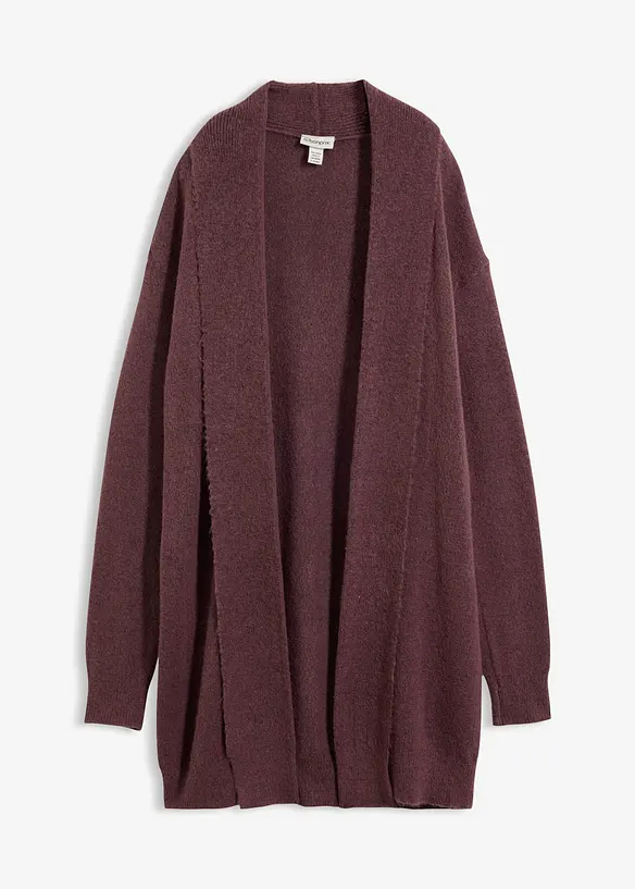 Lang cardigan med sjalskrage, bonprix