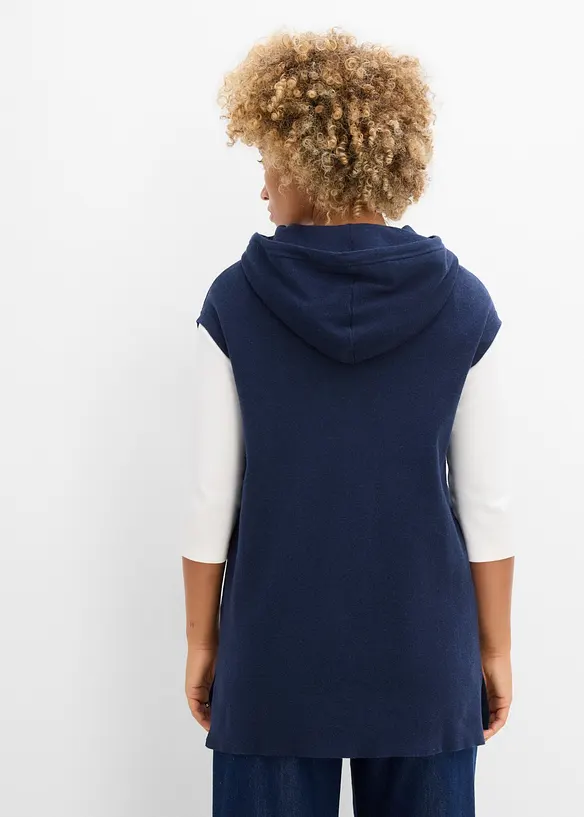 Vest med hette, oversized, bonprix