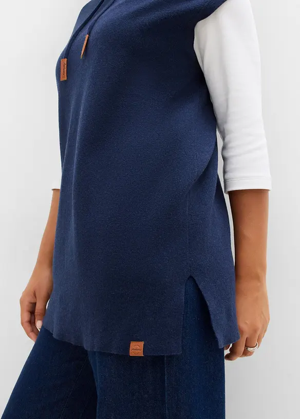Vest med hette, oversized, bonprix