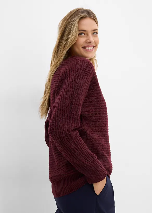 Grovstrikket genser, bonprix