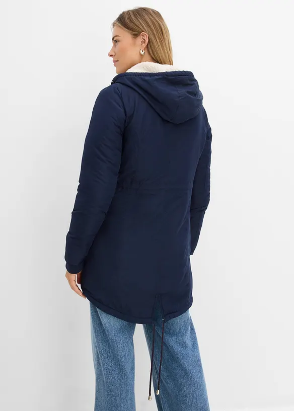 Parkas med pilefleece, bonprix