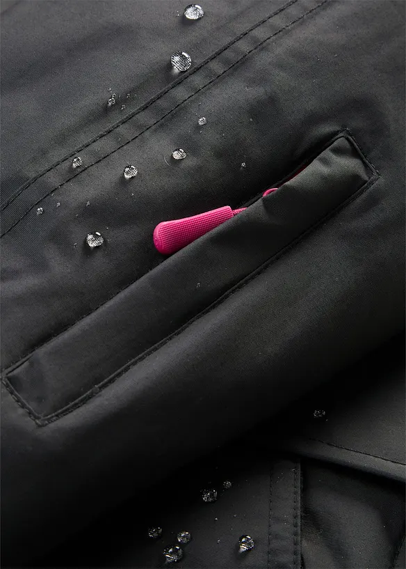 Vattert parkas i vanntett materiale, bonprix