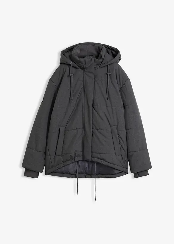 Vattert outdoor-jakke, Oversized, vannavvisende, bonprix