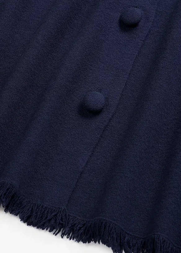 Cardigan med frynsekant, bonprix