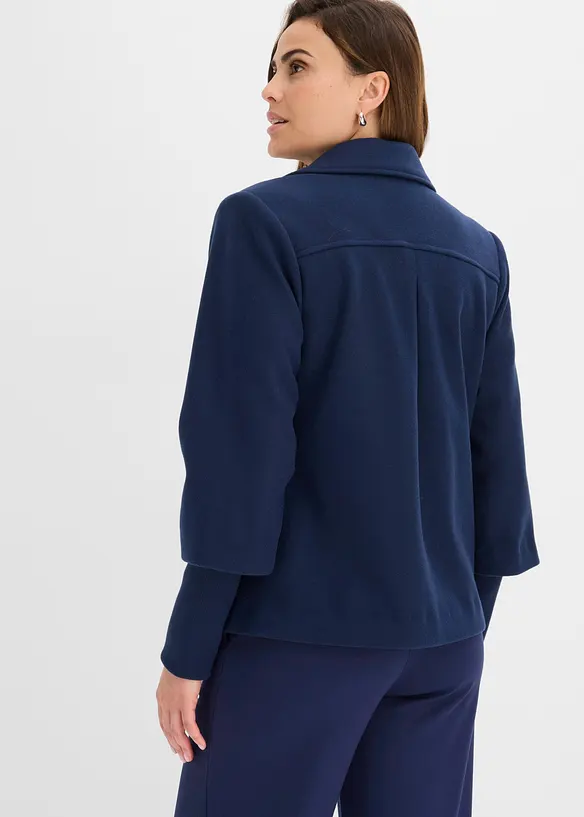 Losjakke med strikkede ermer, bonprix
