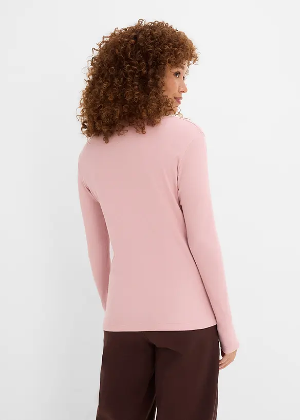 Ribbet topp i 100% &oslash;kologisk bomull (6-pack), bonprix