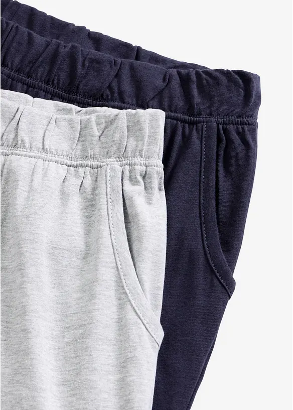 Lang pyjamasbukse (2-pack), bonprix