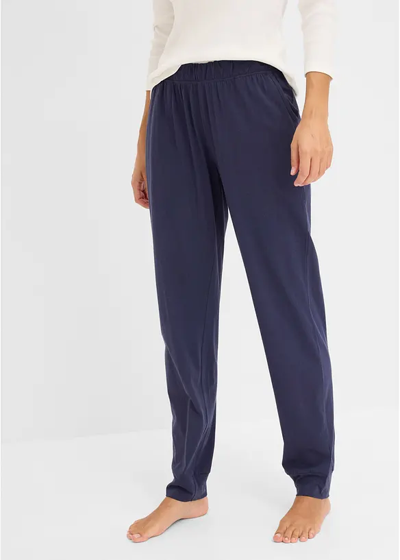 Lang pyjamasbukse (2-pack), bonprix
