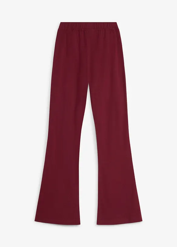 Jazzpants i elastisk materialmix med &oslash;kologisk bomull, bonprix