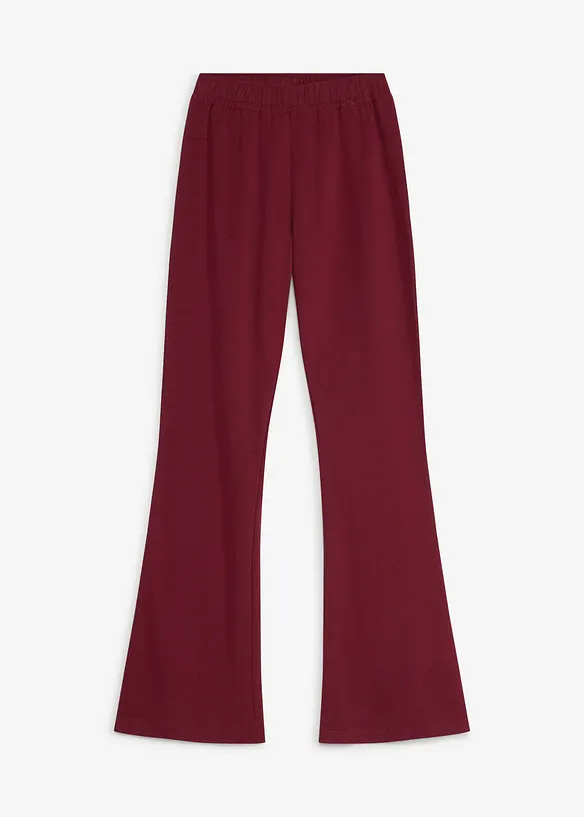 Jazzpants i elastisk materialmix med &oslash;kologisk bomull, bonprix